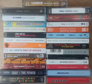 27 x 1990s POP RnB SOUL DANCE Cassette SINGLES ☆Job Lot/Bundle - All Pictured!☆ - Picture 1 of 15