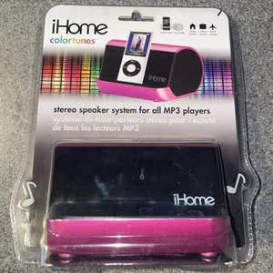 iHome Colortunes Stereo Speaker System for all MP3 Players iHM9PC - New, Sealed - Bild 1 von 2