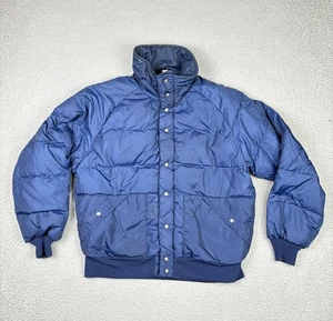 Vintage Alpine Designs Jacket Mens Medium Down Puffer USA Made Winter 80s Warm - Picture 1 of 15