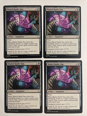 4x Mtg March Of The Machine Bladed Battle-Fan NM/M Magic The Gathering - Bild 1 von 2