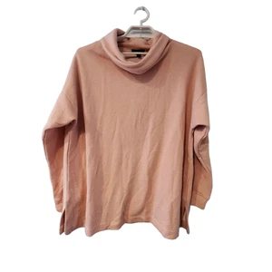 J Crew nwt funnelneck sweatshirt shirt womens 2X light pink - Picture 1 of 4