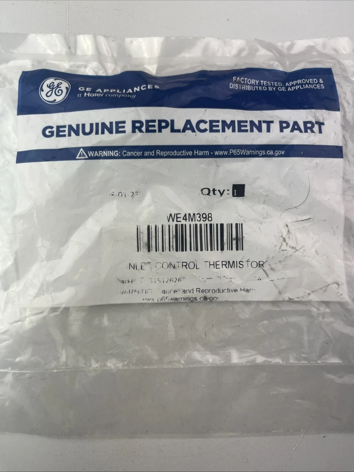 Termostato Secador GE General Electric WE4M398 Foto 1 de 2