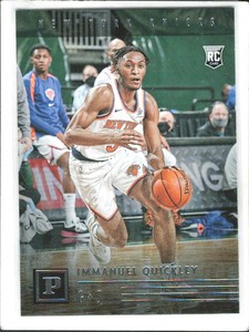2020-21 Panini Chronicles Immanuel Quickley RC ROOKIE CARD #108 Knicks