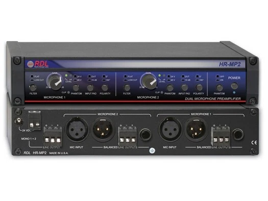 RDL HR-MP2 Dual Microphone Preamplifier - Image 1 of 1