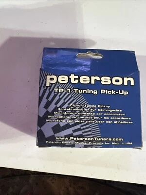 Pastilla de afinación Peterson TP-1 con clip con caja.  Enchufe 1/4" Foto 1 de 3
