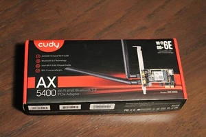 NEW Cudy AX 5400Mbps Wireless WiFi Bluetooth 6E WiFi 6 PCIe Card for PC - Picture 1 of 2