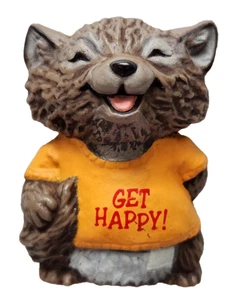 Hallmark MAGNET Camicia Vintage Racconti FOXY GREY FOX Get Happy anni 80 Frigo - Foto 1 di 2