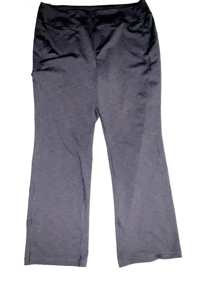 Duluth Medium X 33 Noga Classic Bootcut Stretch Pants Blue Heather 15771