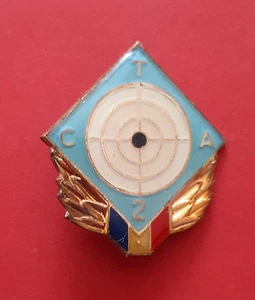 PIN INSIGNIA LATÓN R* RSR RUMANIA CTA 2 CAMPEONATO DE TIRO AÑOS 70 EN MUY BUEN ESTADO/XF DETALLES - Imagen 1 de 2