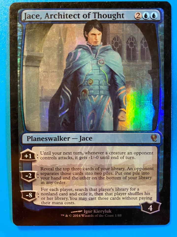 MTG 1x FOIL Jace, Architect of Thought Duel Decks: vs Vraska Magic the x1 LP - Image 1 of 1