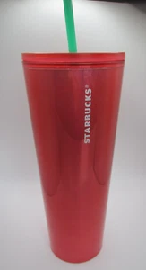 Bicchiere Starbucks Venti Cold Cup Summer Red XMas fama anguria 24 oz 2022 - Foto 1 di 6