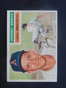 Tarjeta de béisbol 1956 Topps #279 Johnny Groth (ex-mt) - Imagen 1 de 2