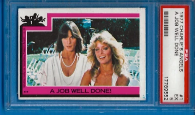 1977 Charlie's Angels #1 Job Well Done "Jill" Farrah Fawcett (Rookie) Psa 5 - Image 1 of 2