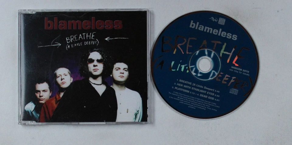 Blameless Breathe (A Little Deeper) UK CDSingle 1996 Britpop Indie - Bild 1 von 1