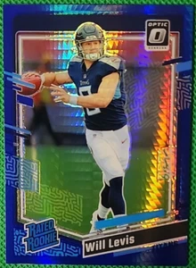 Panini Donruss Optic Will Levis 2023 clasificación novato radiocontrol azul Hyper Prizm #298 - Imagen 1 de 2
