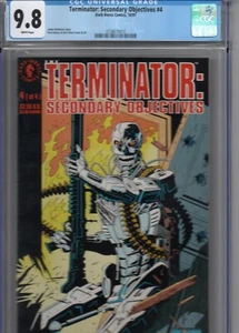 Terminator Secondary Objectives Dark Horse Comics MINT Rare 4 of 4 CGC 9.8 - Imagen 1 de 1