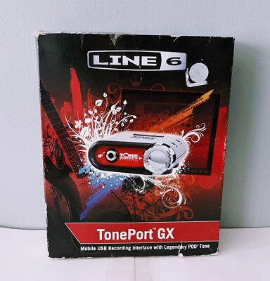 Line 6 Tone Port GX Gear Box Audio Interface With Cable Untested  - Image 1 of 4