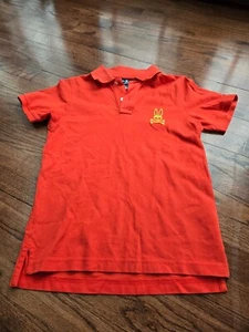 Psycho Bunny Pique Polo Shirt Red L(14/16) - Picture 1 of 5