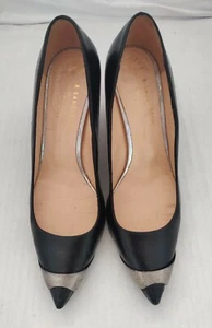 Rupert Sanderson Black Pointed Heels sz 37.5 - Picture 1 of 6