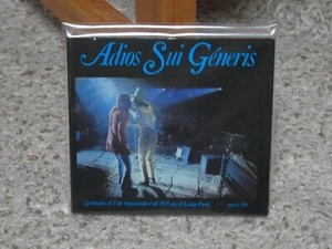 SUI GENERIS ADIOS SUI GENERIS PARTE 2DA 3 BONUS REMASTER RARE OOP CD - Imagen 1 de 1