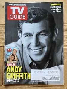 TV Guide Magazine - July 16-29, 2012 - Double Issue - Tribute to Andy Griffith - Picture 1 of 2