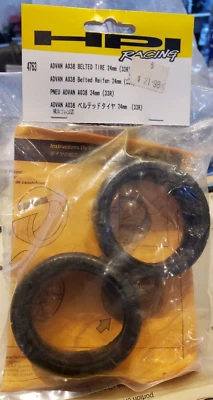 HPI Racing 4763 ADVAN A038 Belted 24mm Tire (33R/2pcs) new in Pkg - Image 1 of 3