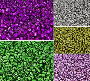 Miracle Perlen 10x8x8 mm 20 Stück Walze Zylinder Mirakel Acryl Farbenwahl, PM-11 - Bild 1 von 6