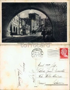 TRIESTE CITTA'-PIAZZA SANSOVINO-TRAM-C63-44 - Picture 1 of 1