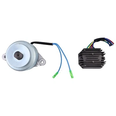 Alternator & Regulator 12V For Kubota GF1800 GF1800E G1900 G3200 G5200H G6200H - Image 1 of 4