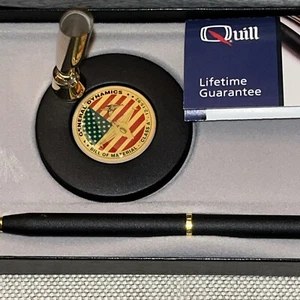 General Dynamics Quill Pen Set VINTAGE - Picture 1 of 11