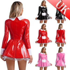 Womens A-Line Stylish Underskirt Sexy Dress Clubwear Shiny Satin Bodycon AU - Picture 1 of 40
