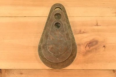 HDSTEELTARGETS 1/2" AR500 Steel Shooting Targets 2” 3” 4” Teardrops SET OF THREE