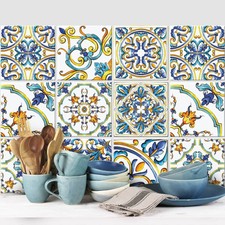 PS00079 Adesivi murali in pvc per piastrelle per bagno e cucina Stickers design
