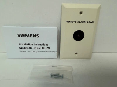 LOTE 11 LÁMPARA ALARMA PARED SIEMENS 500-033310 RL-WH Foto 1 de 4