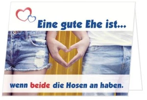 10 lustige Einladungen zur Hochzeit standesamtlich originell Ehe kirchlich Feier - Bild 1 von 1