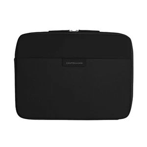 Laptoptasche Vinstra All Black 14 Zoll | Gepolsterte Laptop Tasche Damen & He... - Afbeelding 1 van 6
