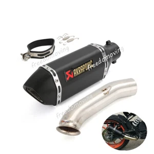 Silenciador de escape tubo de enlace medio deslizamiento modificado para DUKE 125 250 390 RC390 2017-2020 - Imagen 1 de 11