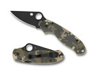 Couteaux Spyderco Para 3 verrouillage de doublure camouflage numérique G-10 noirci S45VN C223GPCMOBK