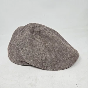 CREMIEUX Collection Flatcap Mütze braun Leinen L/XL Zeitungsjunge Cabbie - Bild 1 von 7