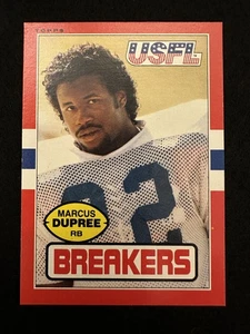 1985 Topps USFL Marcus Dupree (#105) NM Rookie Card, College Phenom ^GRUMPYBUCK^ - Picture 1 of 2