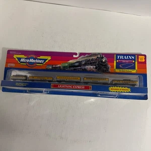 Rio Grande Lightning Express Train Set 1989 Micro Machines Sealed Vintage New - Picture 1 of 17