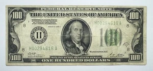 1928 A $100 Federal Reserve Note, St. Louis, Missouri Redeemable In Gold - Picture 1 of 2