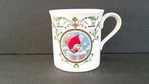 Taza gráfica vintage Lenox Santa's Arrival Bone China - Imagen 1 de 6