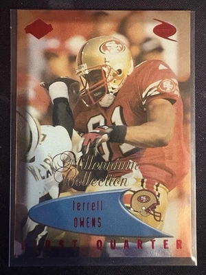 1999 Collector's Edge Odyssey - Terrell Owens #128 Millennium Collection Red - Image 1 of 2
