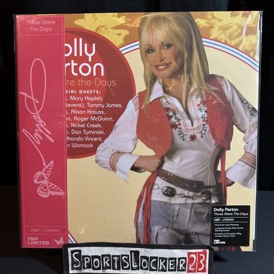 Dolly Parton Those Were The Days Orange Galaxy Color Vinyl Record VMP Exclusive - Image 1 of 4