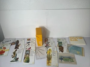 National Geographic Society 1978 Close-Up USA Map Box Set Of 17 - Picture 1 of 9