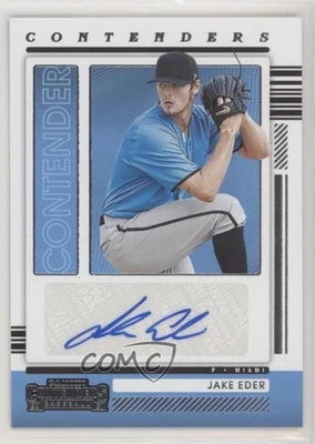 2021 Panini Contenders Contenders Auto Jake Eder #CA-JE Auto - Image 1 of 2