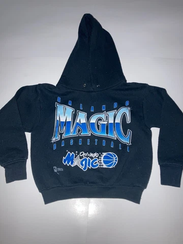 Youth Vintage Fan Sportswear Orlando Magic Graphic Print Black Sweatshirt Size S Cover