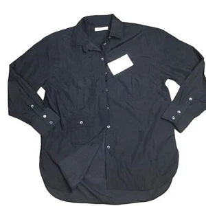 Banana Republic Gr. S Herren schwarz Langarm Knopfleiste Kragenshirt Nylon - Bild 1 von 10