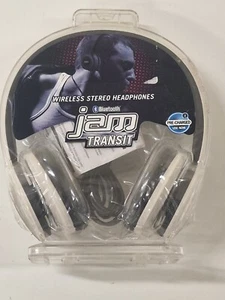 JAM TRANSIT BLUETOOTH WIRELESS STEREO HEADPHONES WHITE, HEADPHONES - Picture 1 of 5